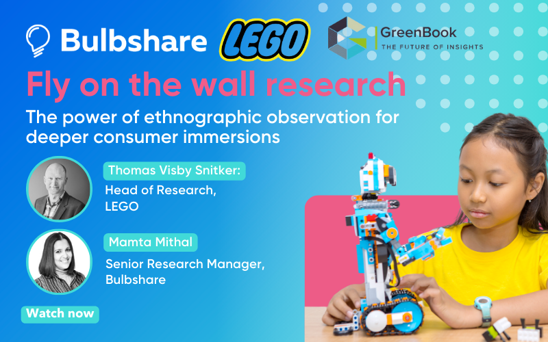 bulbshare ethnographic research with lego