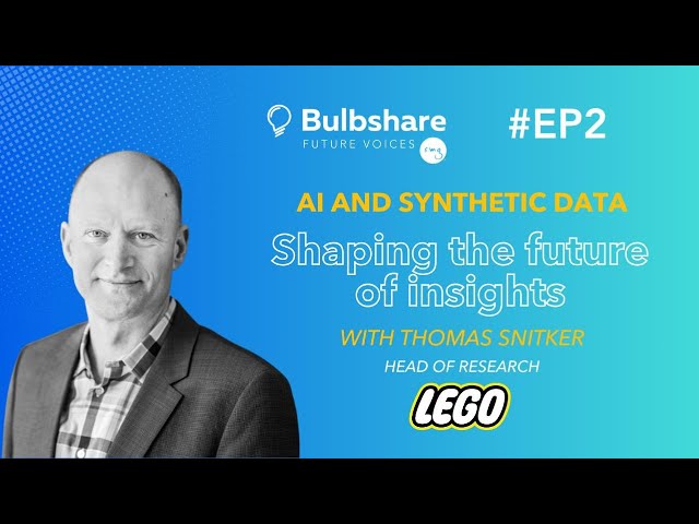 AI and Synthetic Data: Shaping the future of insights with The LEGO Agency’s Thomas Snitker